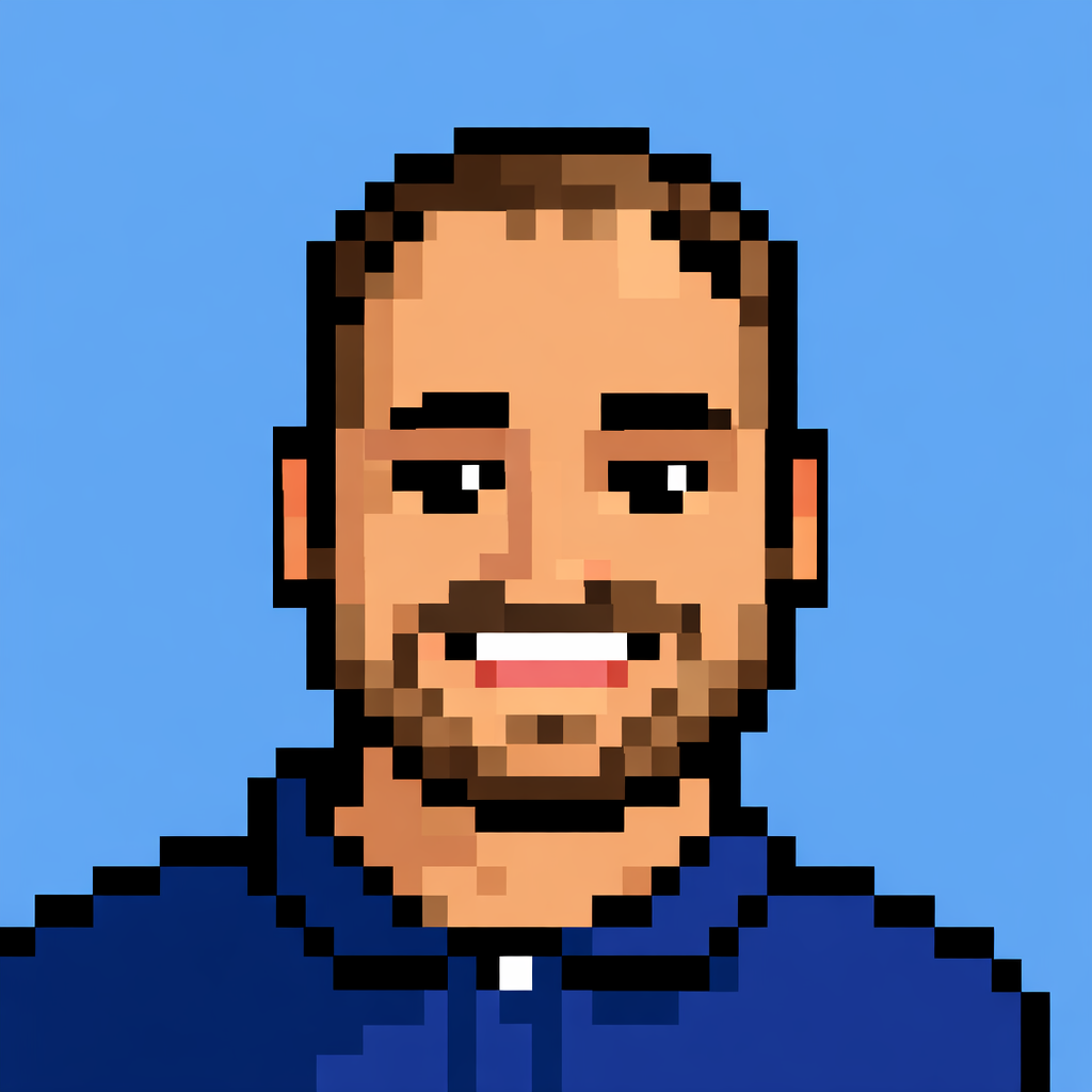 Martin Strašil — CryptoPunk pixel art portrait